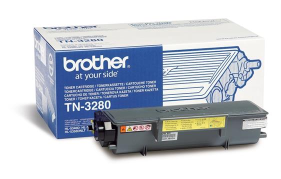 766030 Brother TN3280 Toner BROTHER TN3280  8K High Capacity